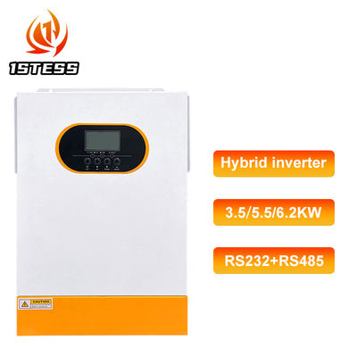 Single Phase Hybrid Inverter Pure Sine Wave Off Grid Solar Inverter 24V 3.5kw 48V 5.5KW 6.2kw Solar Hybrid Inverter with MPPT