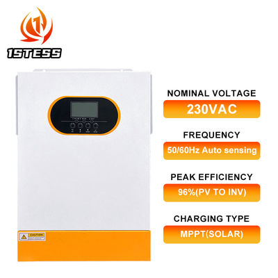 3.5kw 24V Hybrid Solar Inverter Single Phase 48V 5.5kw 6.2kw Off Grid MPPT Pure Sine Wave With Lithium Battery Activation