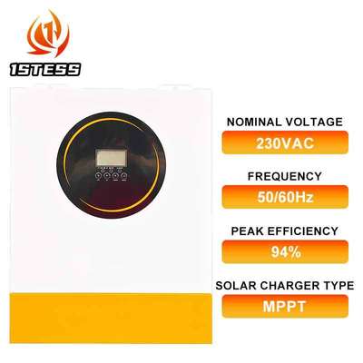 48V 8.5KVA 11KVA Hybrid Solar Inverter Single Phase Pure Sine Wave Off Grid Solar Inverter 8.5kw 11kw MPPT Solar Inverter Work Without Battery