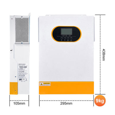 48V 5.5kw 6.2kw Hybrid Solar Inverter Pure Sine Wave Single Phase Solar Hybrid Inverter 6200W 6.2KVA Off Grid Solar Inverter
